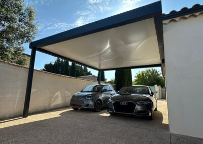 Carport aluminium gris 7016 à Orange 84100 Vaucluse